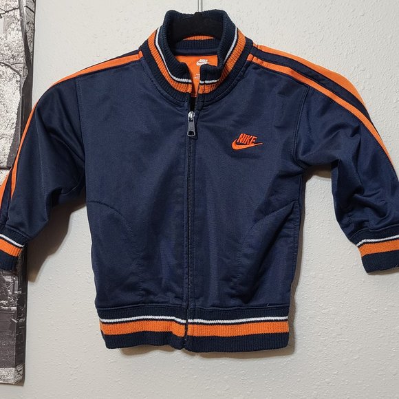 NIKE 2t blue orange jacket zippered RN 81917 - Picture 1 of 5